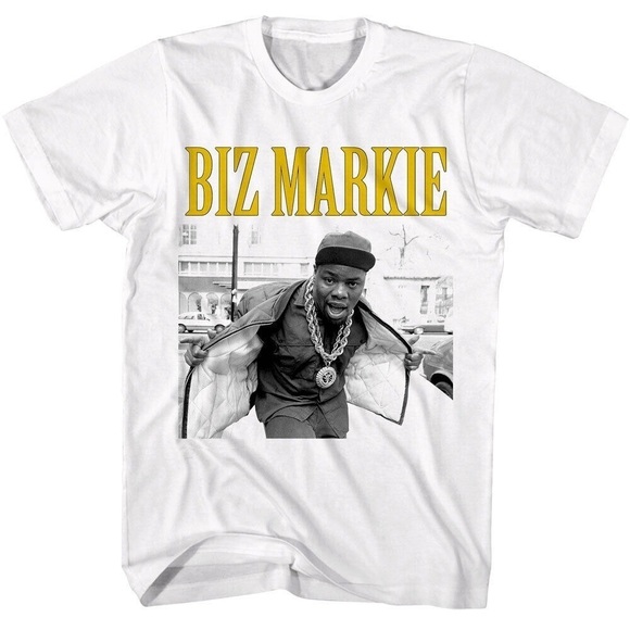 Tops - Biz Markie London Streets Day T Shirt Clown Prince Rap Hiphop